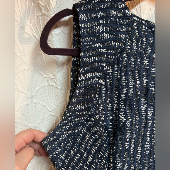 Shoshanna Black and Silver Midi Dress - Picture 7 of 9